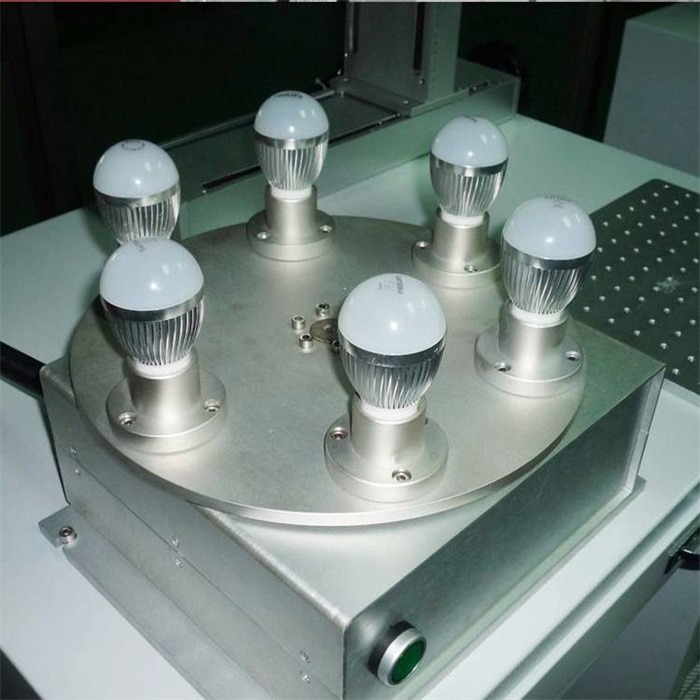 多工位灯具激光打标机案例 多工位灯具激光打标机案例