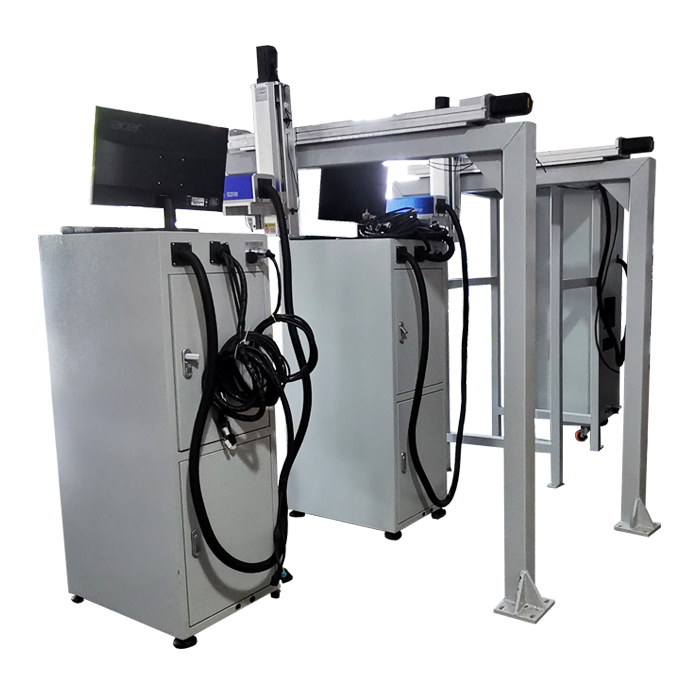 重型汽车配件轮毂差壳减壳全自动激光打标机 重型汽车配件轮毂差壳减壳全自动激光打标机