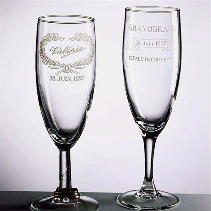 玻璃酒具紫外激光打标机应用 玻璃酒具紫外激光打标机应用